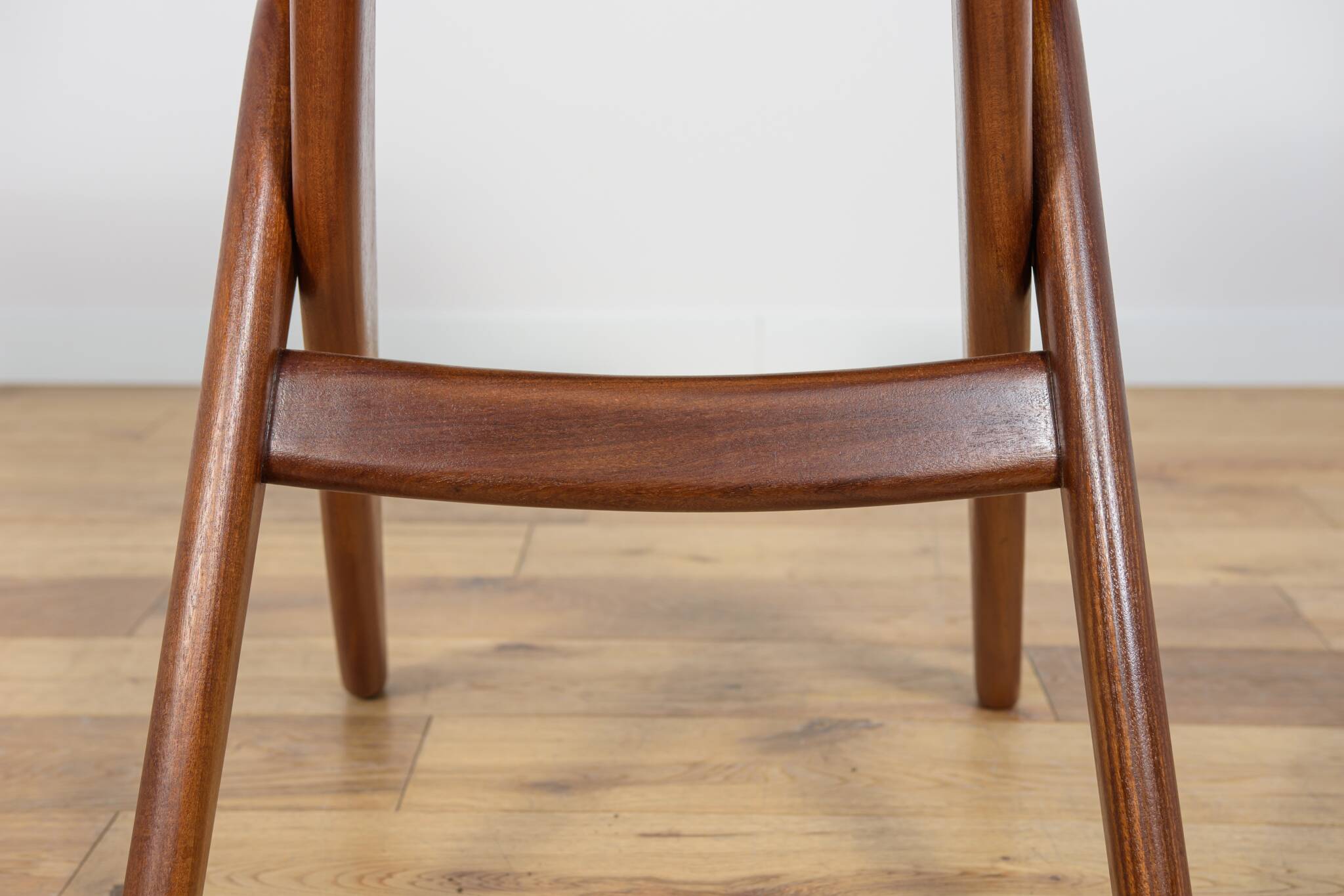 Mid-Century Teak Dining Chairs  Scissor by Louis van Teefelen for Wébé, Netherlands, 1950s, Set of 4