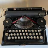 Underwood portable typewriter