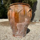 Ancient terracotta pottery jar