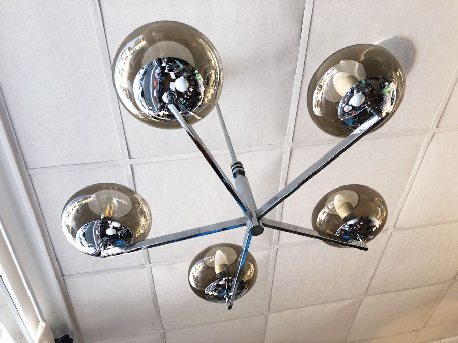 Italian chandelier from Sciolari, Milan 1970