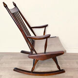 Pair of Scandinavian rocking chairs