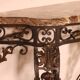console in wrought iron in Louis XV style - 19th century
