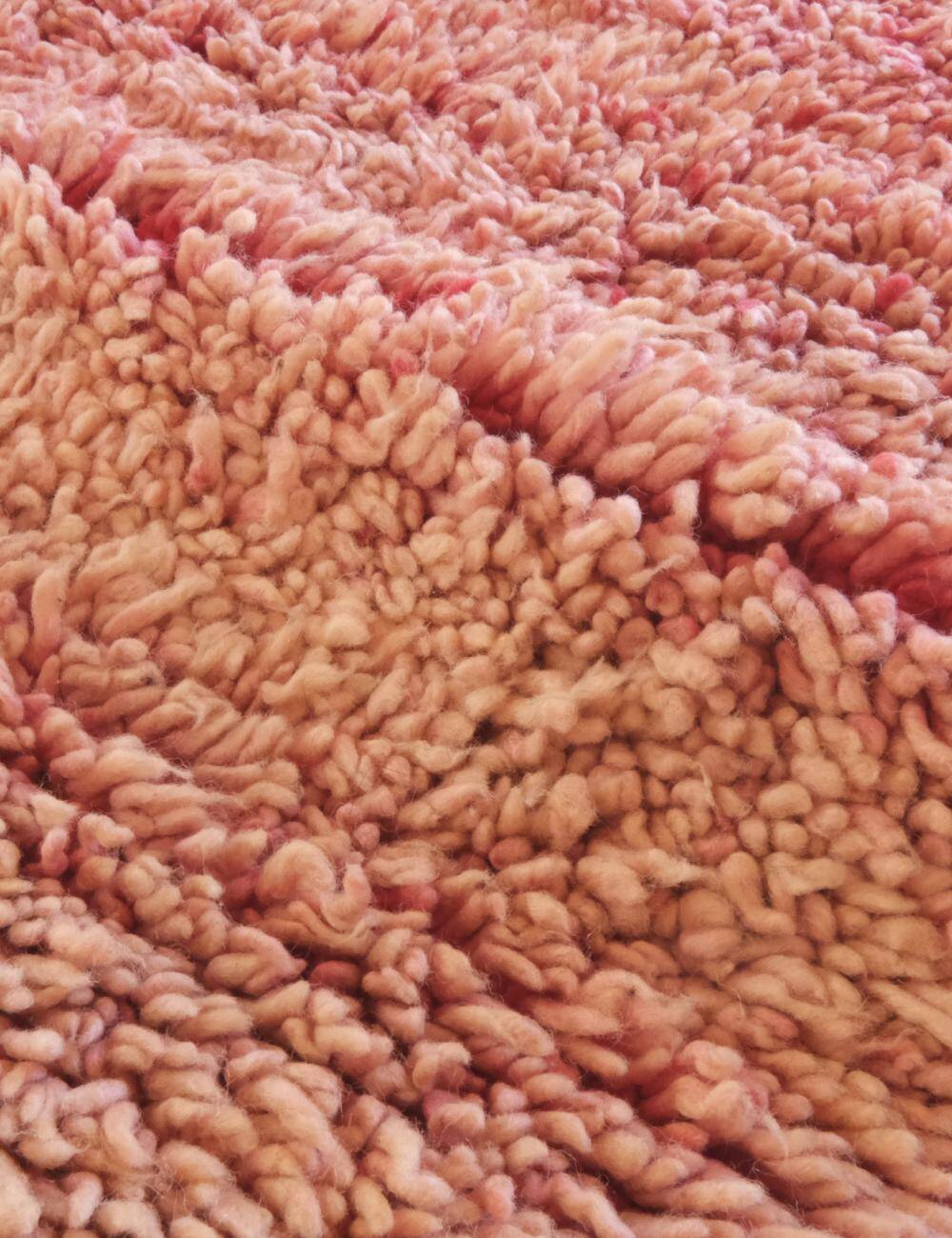 Pink Runner Rug - 313 x 110 cm