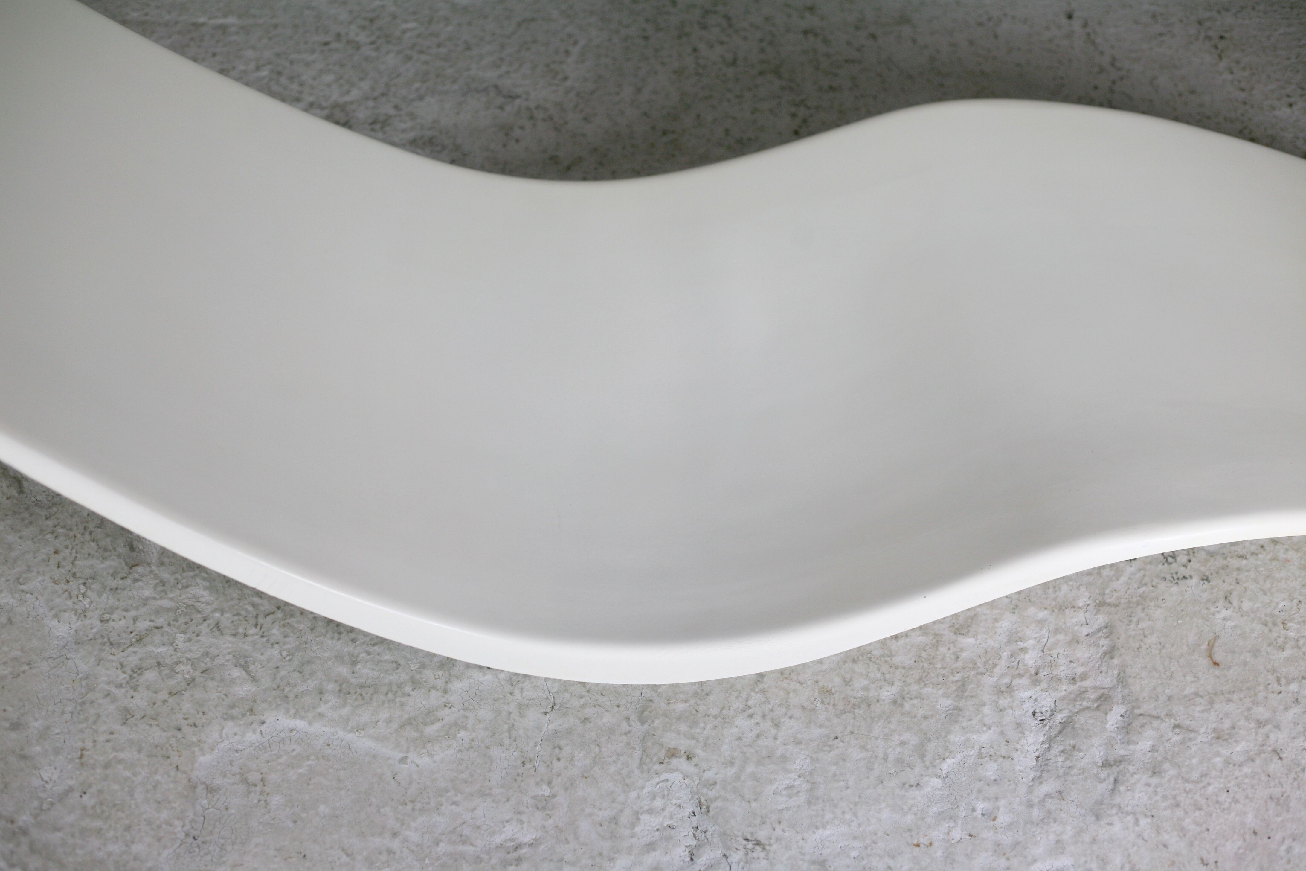 Fiberglass chaise longue , Charles Zublena, circa 1965