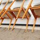 Lot of 5 scandinavian vintage chairs