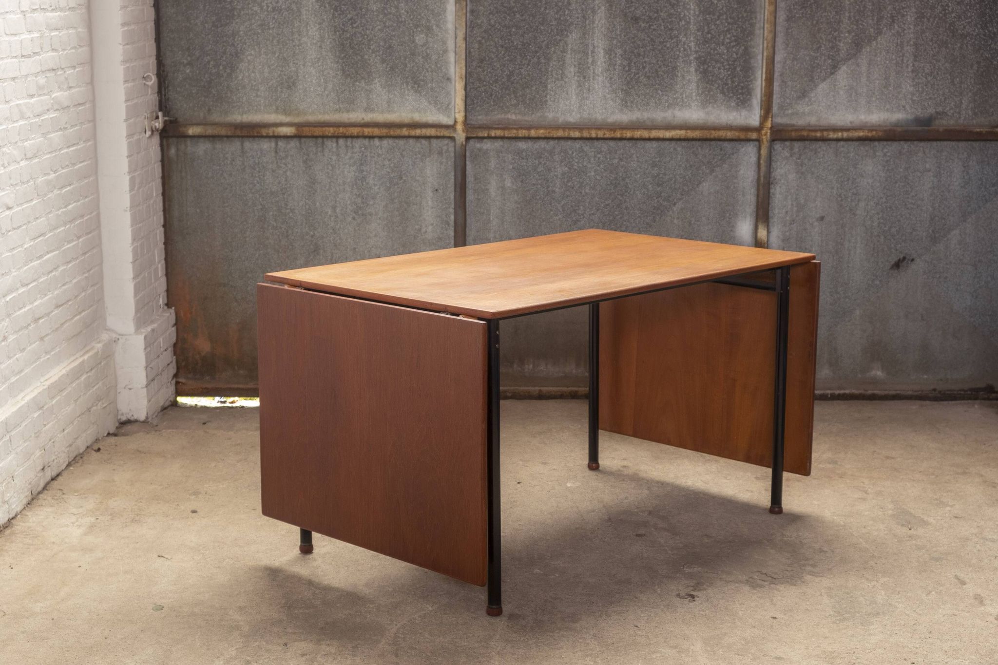 Drop-Leaf Table in Teak, 1960s Denmark