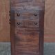 Victorian antique military writing desk
