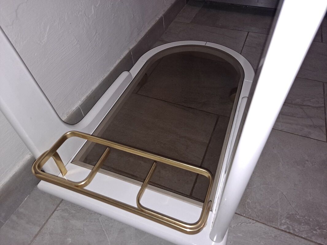 Italian Lacquered Bar/Serving Trolley 1970/80s