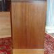 19th century chest of drawers in mahogany veneer, three drawers, 81x80x43 cm