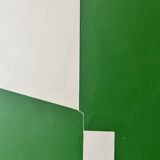 Large contemporary painting Green Forms Audrey Noel dated & signed