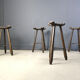 Mid-century brutalist bar stools - set of 4, 1960s