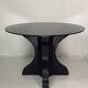 Pencil reed rattan bamboo dining or side table base with smoked glass top, 1970s