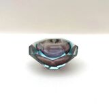 Murano-style trinket tray - Sommerso blown glass, Italy 1970