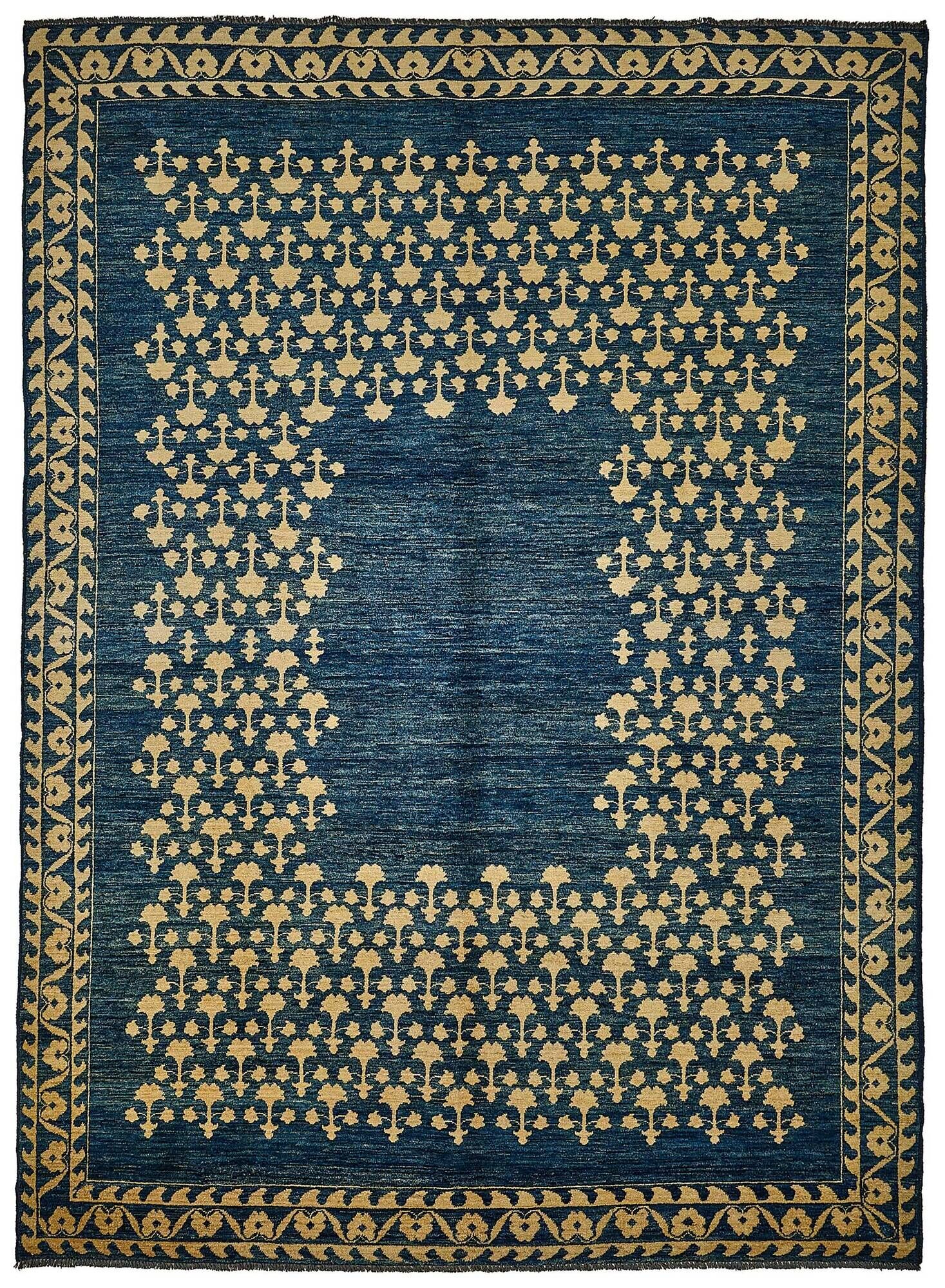 Turkish Handknotted Wool Oushak Rug 253 cm x 344 cm