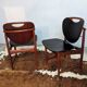 2 Danish chairs by Arne Hovmand in teak.