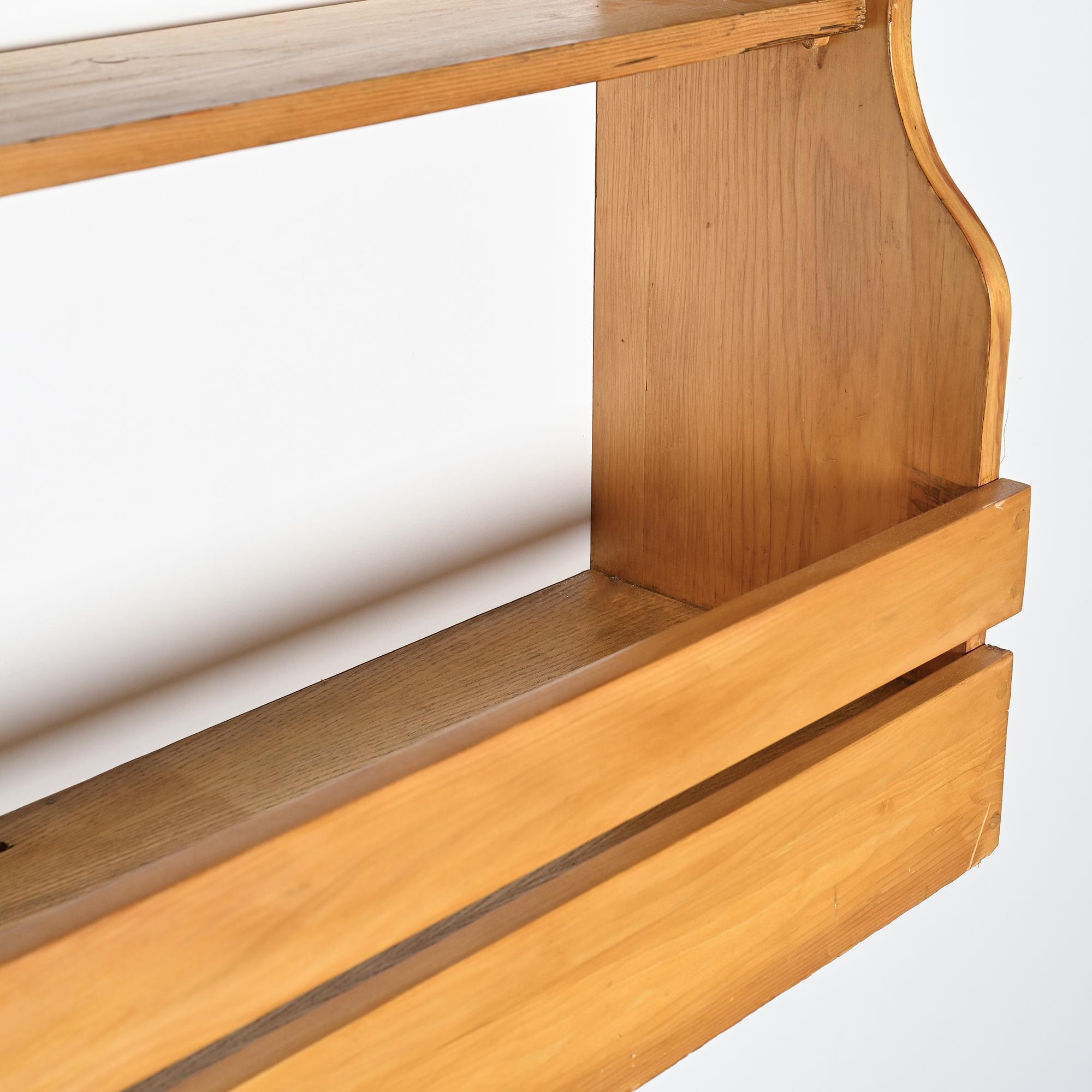 Charlotte Perriand, wall-mounted sideboard Las Cases, Les Arcs, around 1970