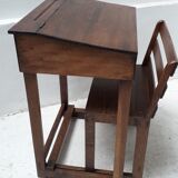 School boy's desk with sliding chair
