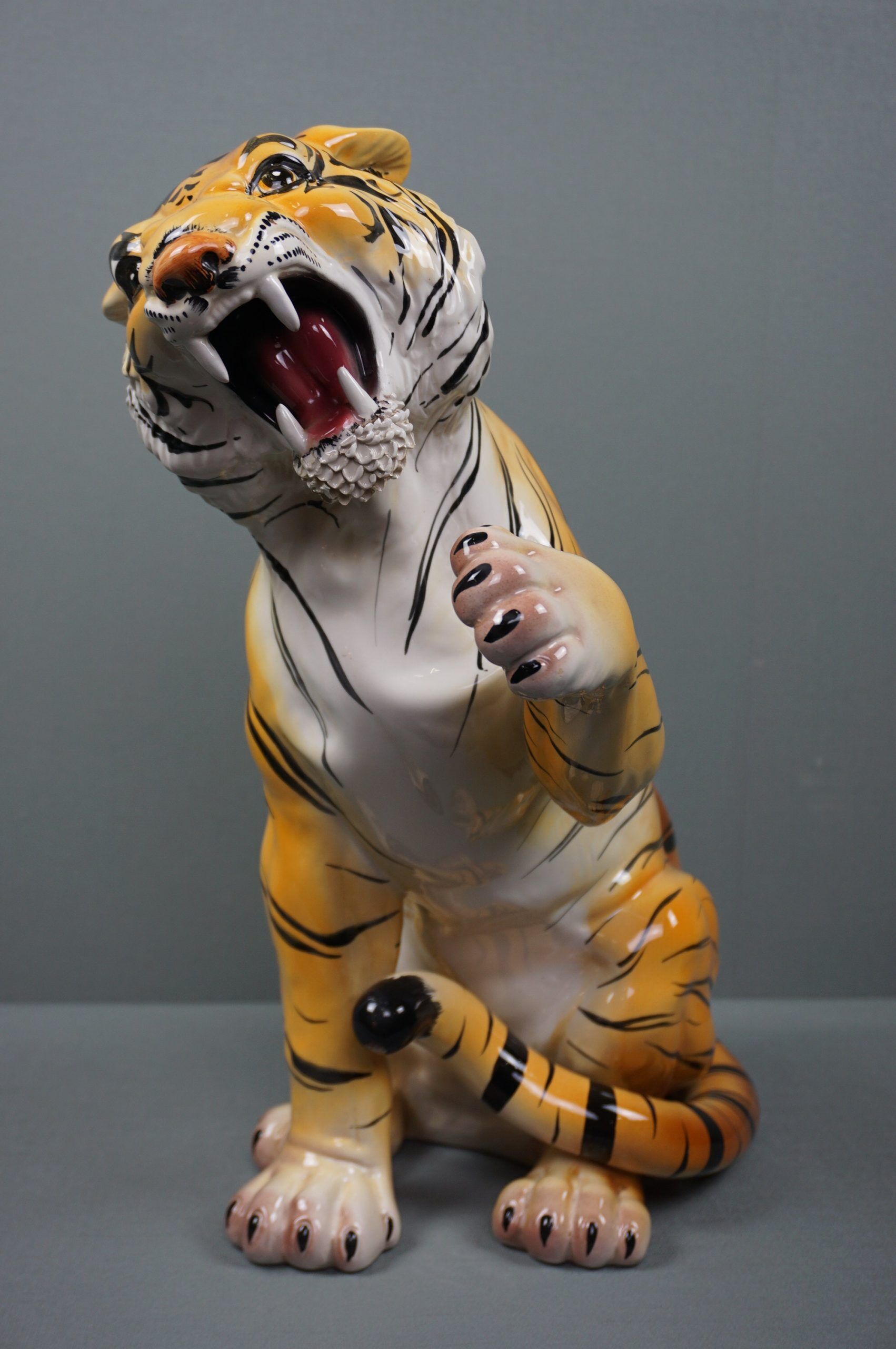 Vintage ceramic tiger