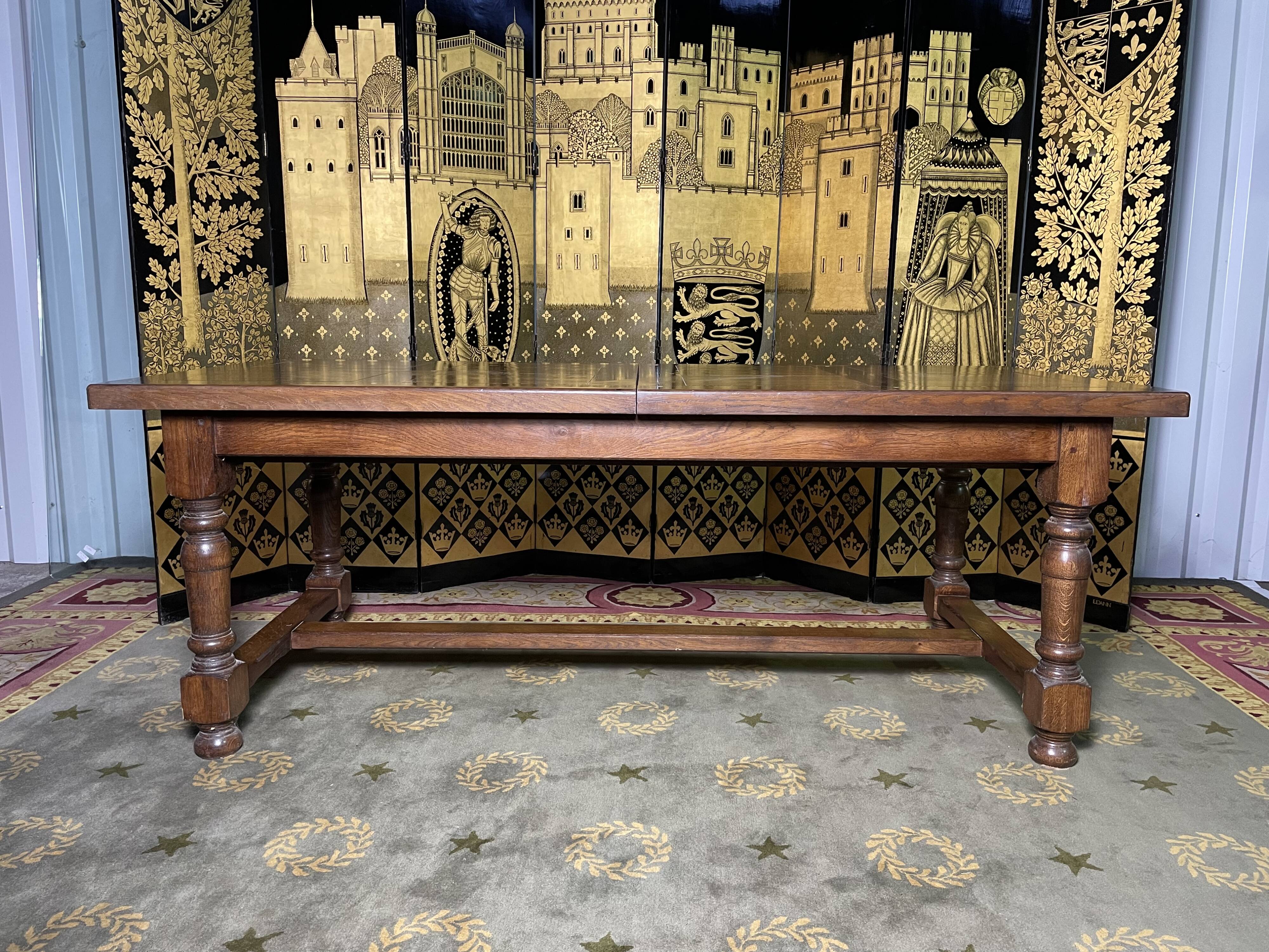 Table de ferme en chêne Louis XIII 19eme