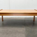 Vintage coffee table in Swedish pine by Yngve Ekström for Swedese, 1970s.