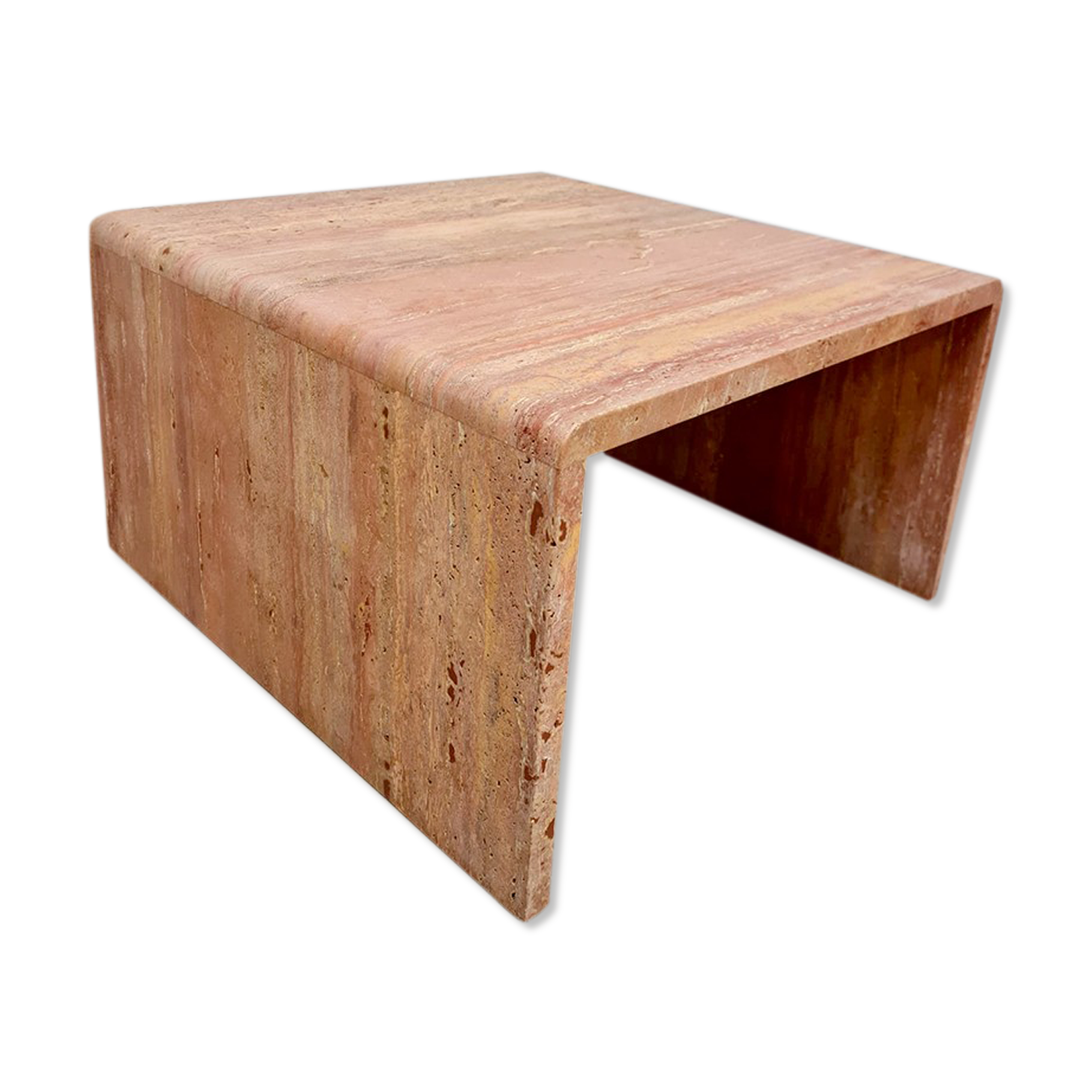 Marble coffee table 'pink chic'