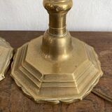 Pair of gilded brass lamp bases