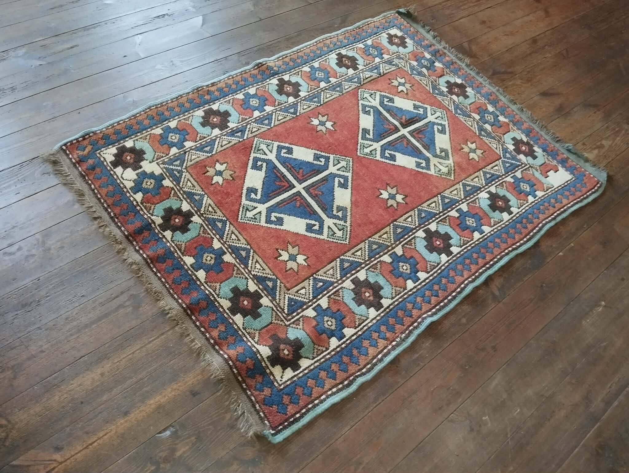 Handmade Anatolian carpet Kars 136x100cm