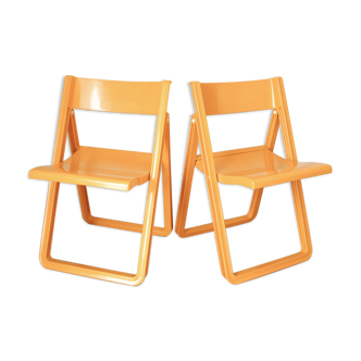 Vintage folding chairs allibert 1970