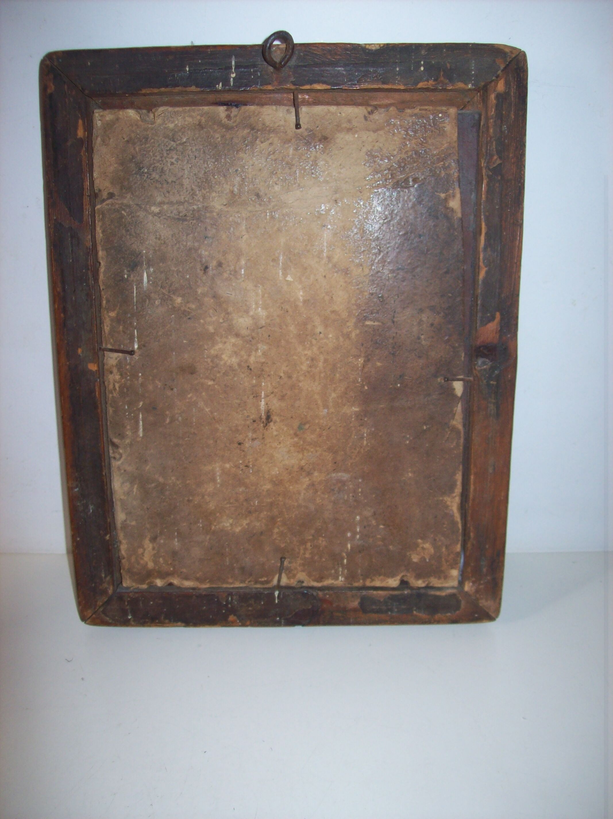 Antique mirror in beveled glass