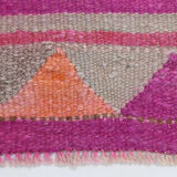 Pale pink vintage runner rug 300x86cm