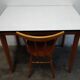 Vintage table and bar chair