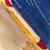 Hand-woven wool rug