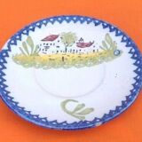 Faience of charolles bowl "in the village"  1940