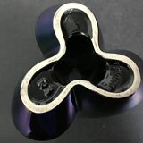 Verceram black iridescent ceramic pipe holders
