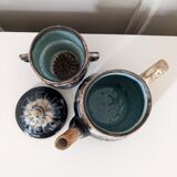 Cafetière en grès émaillé