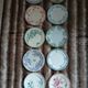 10 antique flat plates in ironstone