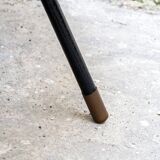 Porte-revues en fer et rotin Italie 1950