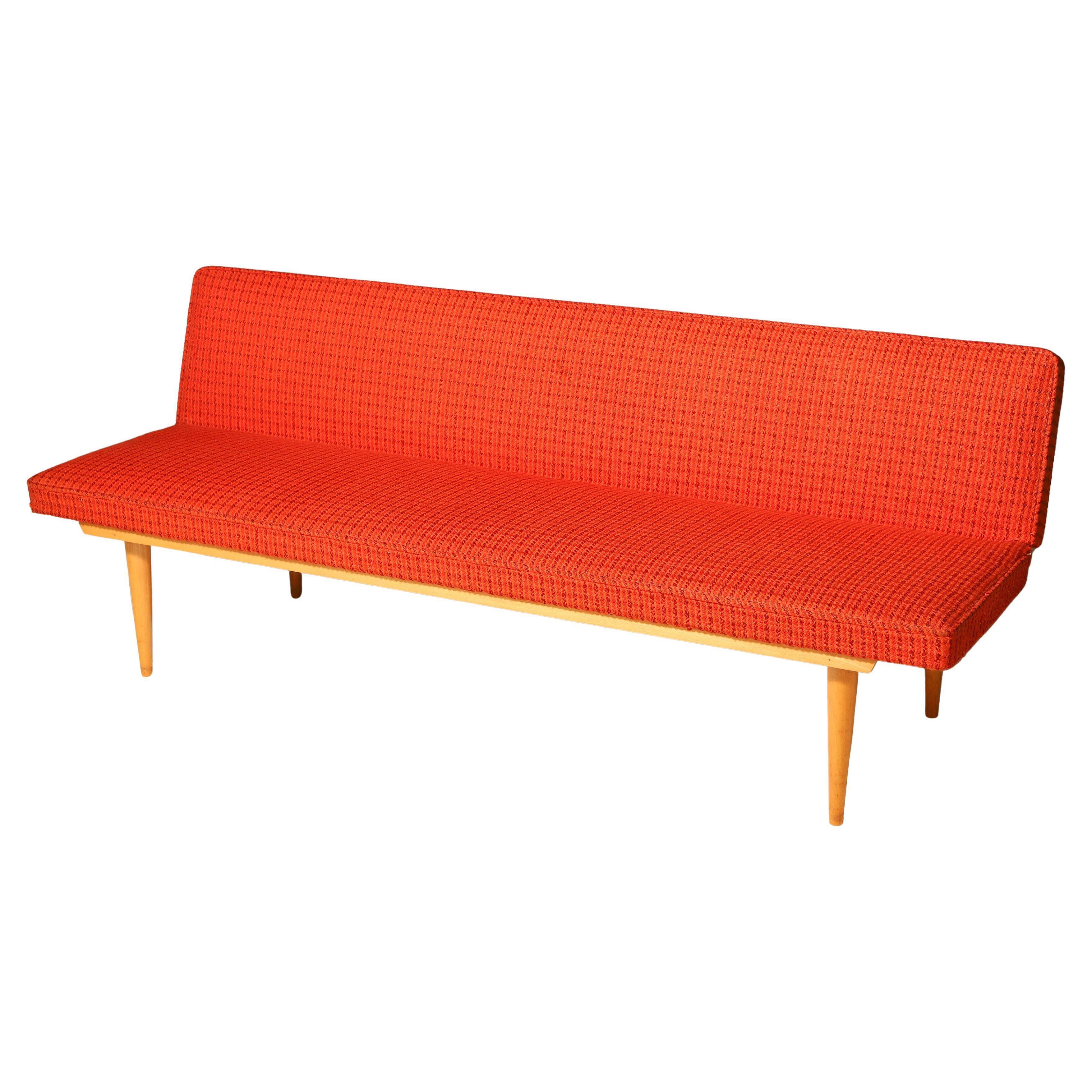 Mid century folding daybed by Miroslav Navrátil, 1960´s, Czechoslovakia