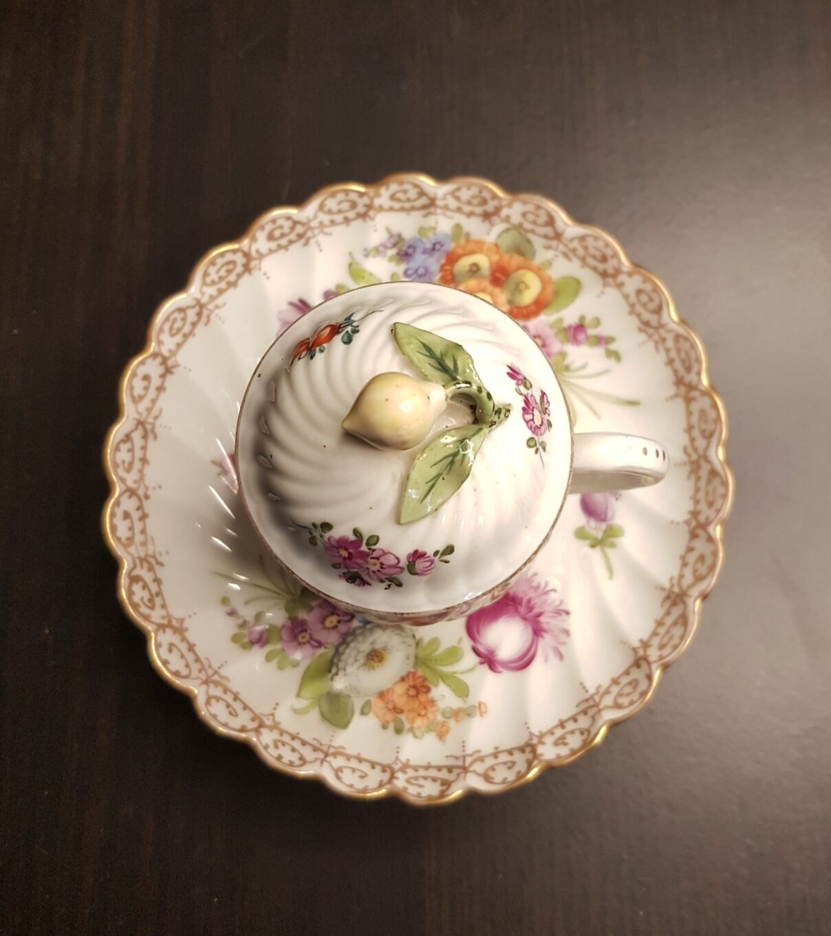 Small Dresden porcelain set