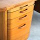 vintage XL desk | teak | 1960s | Swedish
