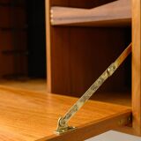 Unité murale modulaire scandinave en teck par Poul Cadovius pour Royal System, Danemark Années 1960