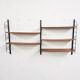 Mid-century book shelves in the style of Tomado