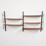 Mid-century book shelves in the style of Tomado