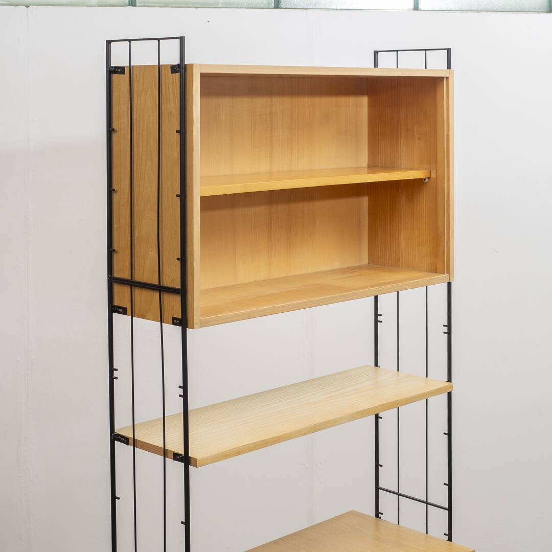 Etagère avec caisson de rangement, années 60