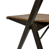 Set Of Four Compass Chairs 1960 Dutch Design School Chairs