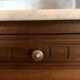Wooden and marble dressing table