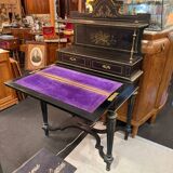 Napoleon III desk in blackened wood