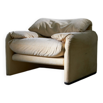 Fauteuil Maralunga 675 par Vico Magistretti pour Cassina, 1973