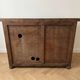 Buffet bas meuble TV rustique en bois massif