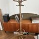 Baumann coat rack, swivelling parrot design from the 60s/70s in wood.